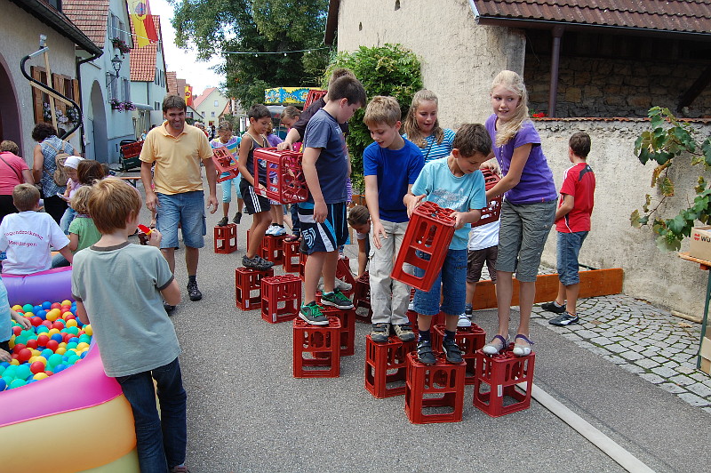Impression vom Merdinger Gassenweinfest