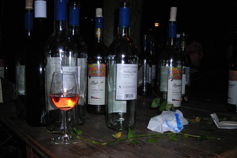 Impression vom Merdinger Gassenweinfest